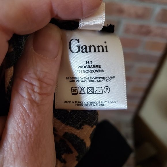 NWT Ganni Leopard Mini Dress - Picture 8 of 13